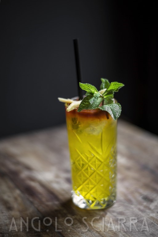 Cocktail "Saffon mule" Angolo Sciarra